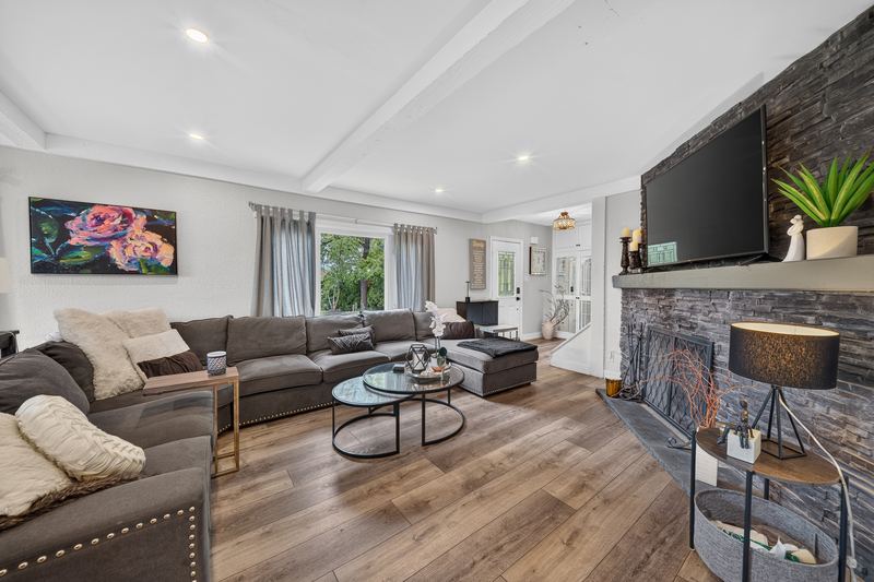 The living room