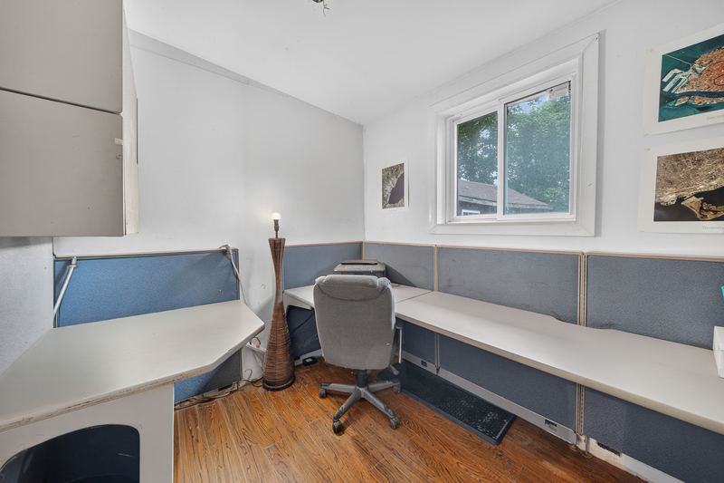 The main floor office